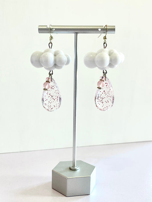 Glitter Rain Drop Earrings - marjorieblume
