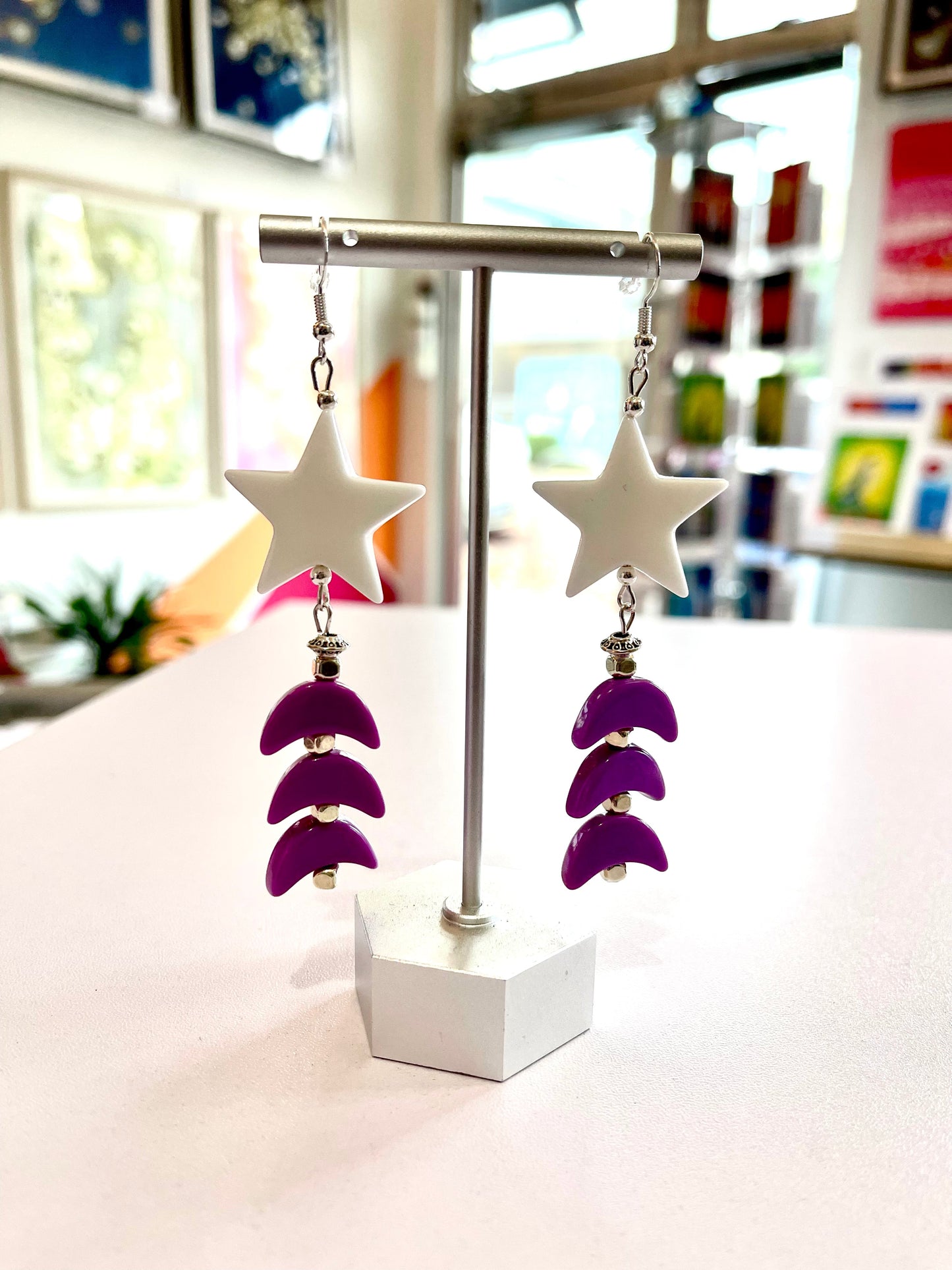Shooting Star Earrings - marjorieblume