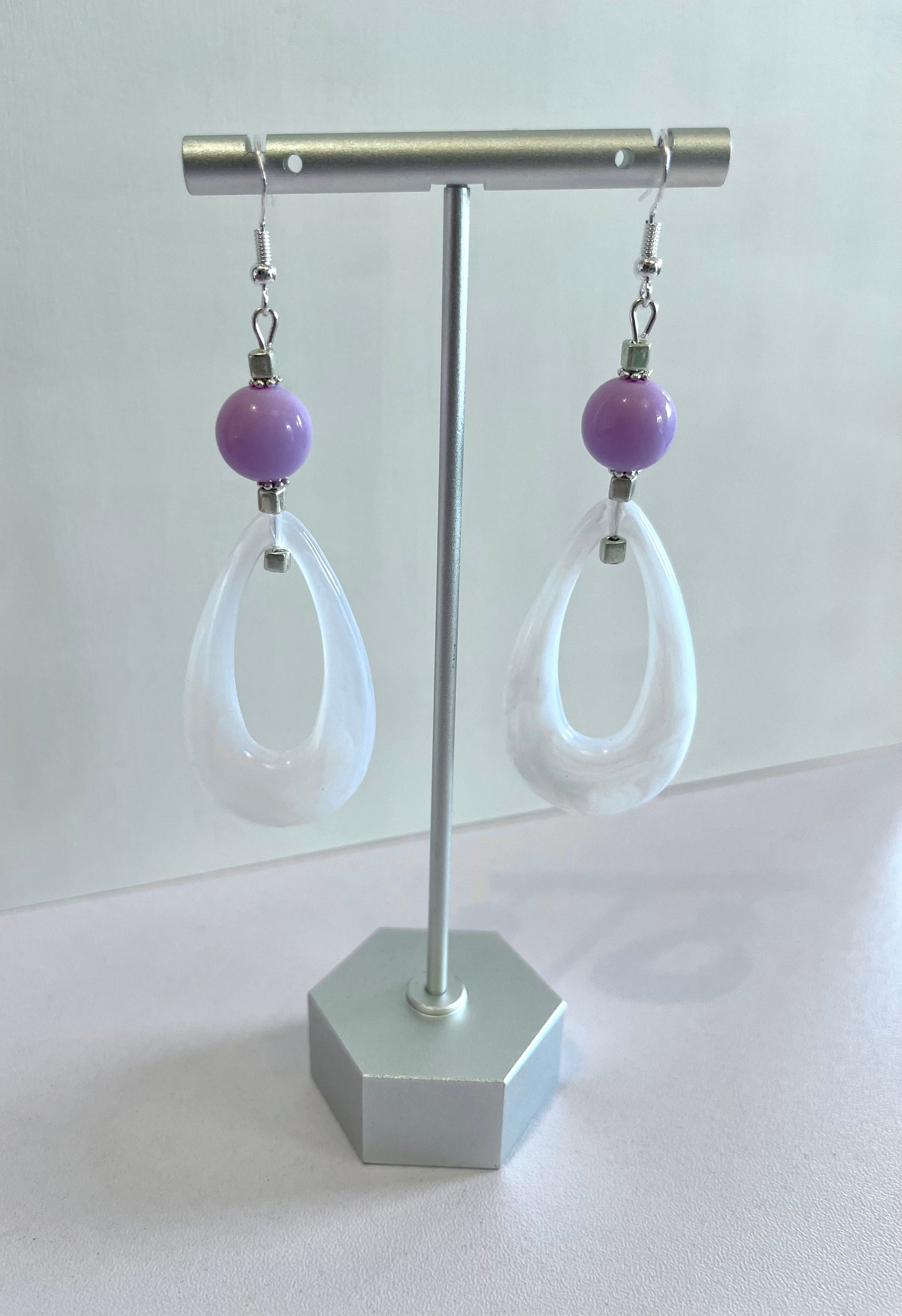Stacy-Purple Earrings - marjorieblume