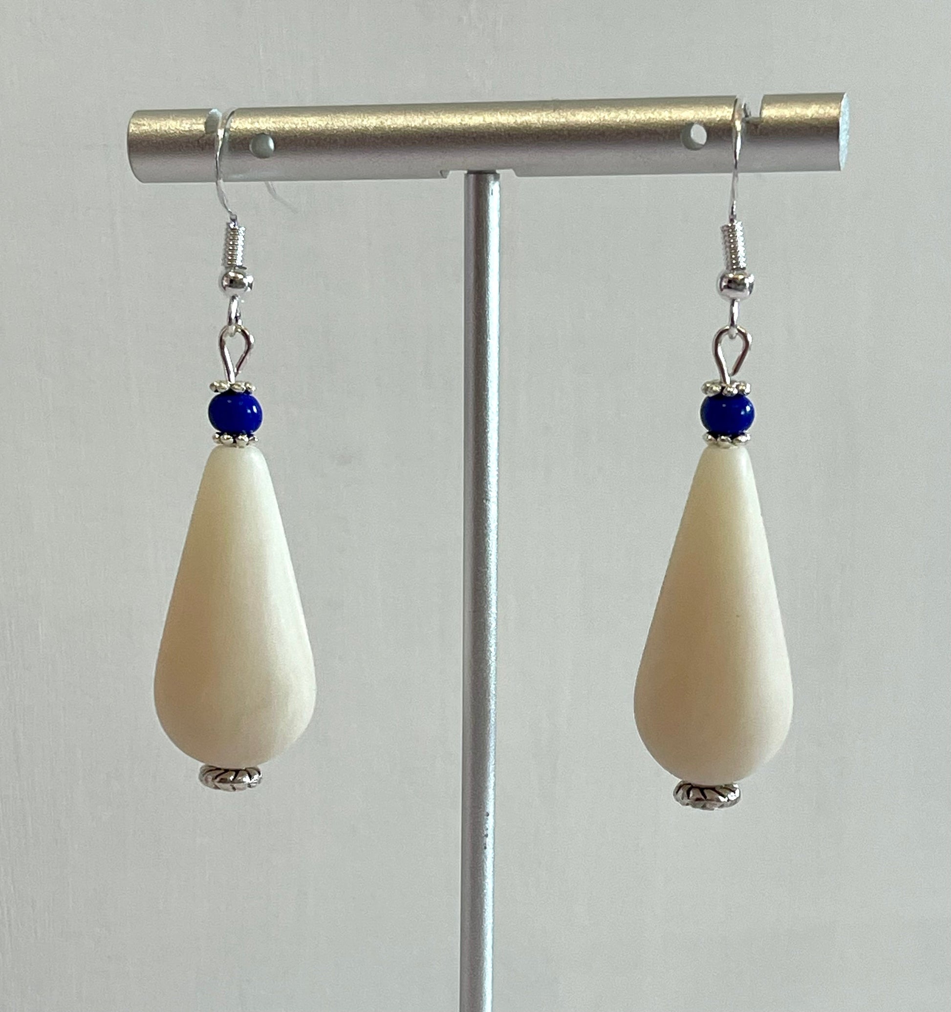 Brit-Navy Earrings - marjorieblume