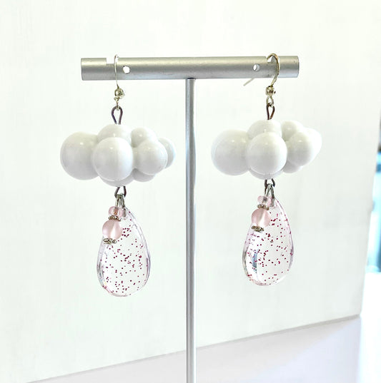 Glitter Rain Drop Earrings - marjorieblume
