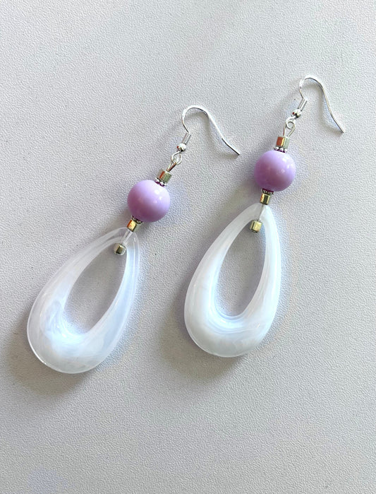 Stacy-Purple Earrings - marjorieblume