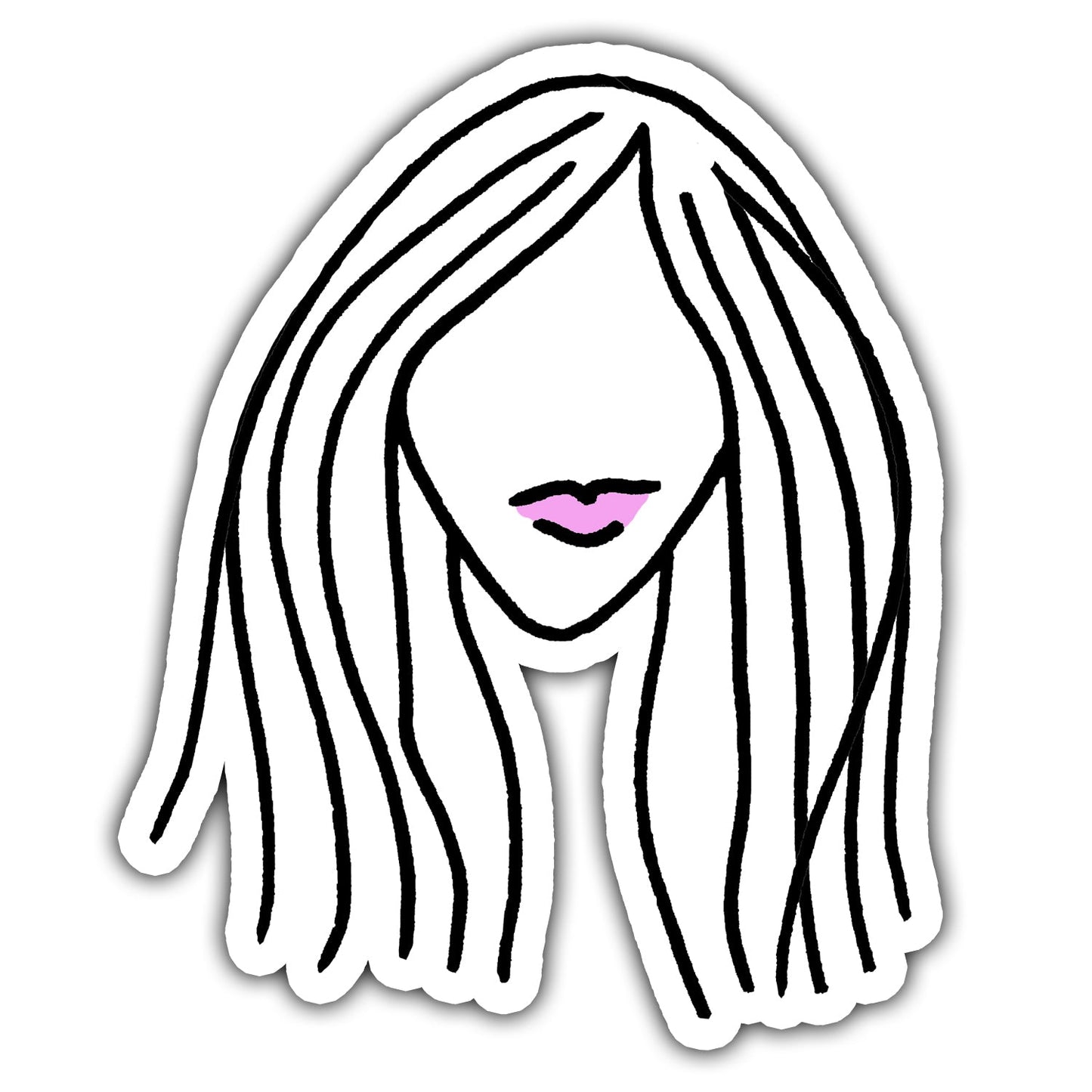 Who Girl Die Cut Sticker - marjorieblume
